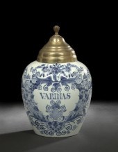 Delft Blue and White Pottery P