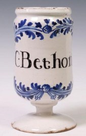 DELFT BLUE & WHITE APOTHECARY