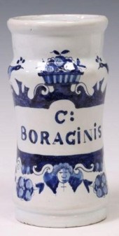 DELFT BLUE & WHITE APOTHECARY