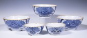 DELFT BLUE & WHITE BOWLS Lot o