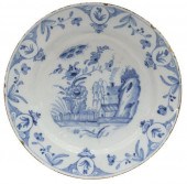 DELFT BLUE & WHITE FAIENCE CHA