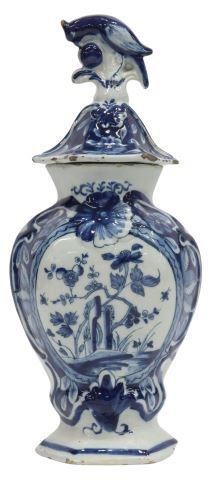 DELFT BLUE & WHITE FAIENCE LIDDED