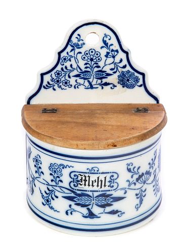 DELFT BLUE WHITE FLOUR BOXDelft