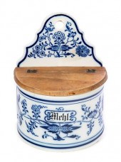 DELFT BLUE WHITE FLOUR BOXDelf