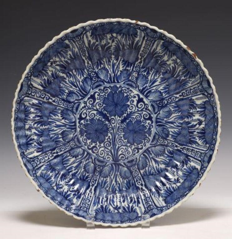 DELFT BLUE & WHITE FLUTED