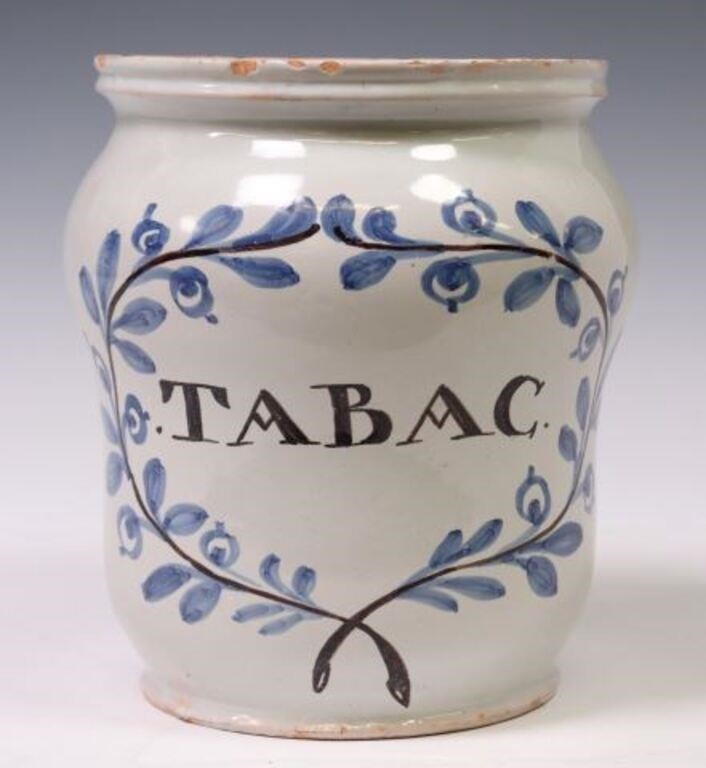 DELFT BLUE & WHITE TOBACCO JARDelft