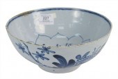 DELFT BOWL INTERIOR MARKED "SU