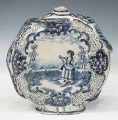 DELFT B&W FAIENCE POTTERY MOON