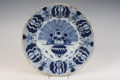 DELFT CHARGER - 18th c Blue &