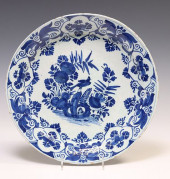 DELFT CHINOISERIE BIRD AMONG F