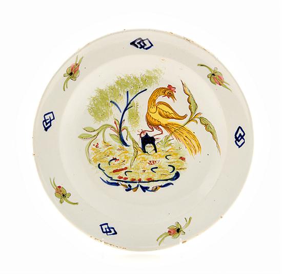Delft cockerel pattern charger