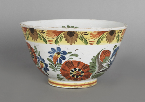 Delft faience bowl early 19th c.