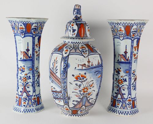 DELFT IMARI PATTERN CERAMIC