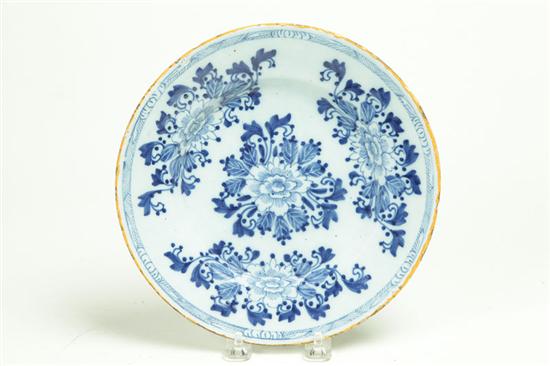 DELFT PLATE.  Probably Netherlands