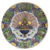 DELFT POLYCHROME FAIENCE PEACO