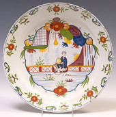 DELFT POLYCHROME TIN-GLAZED CH