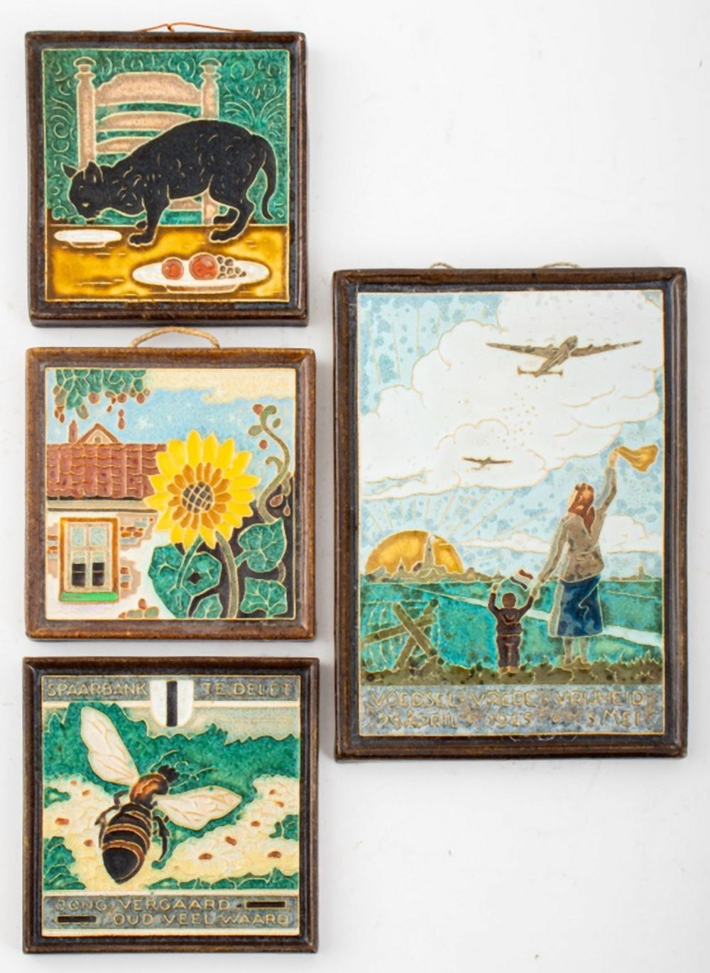DELFT PORCELAIN TILES, 4 Four Delft
