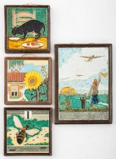 DELFT PORCELAIN TILES, 4 Four