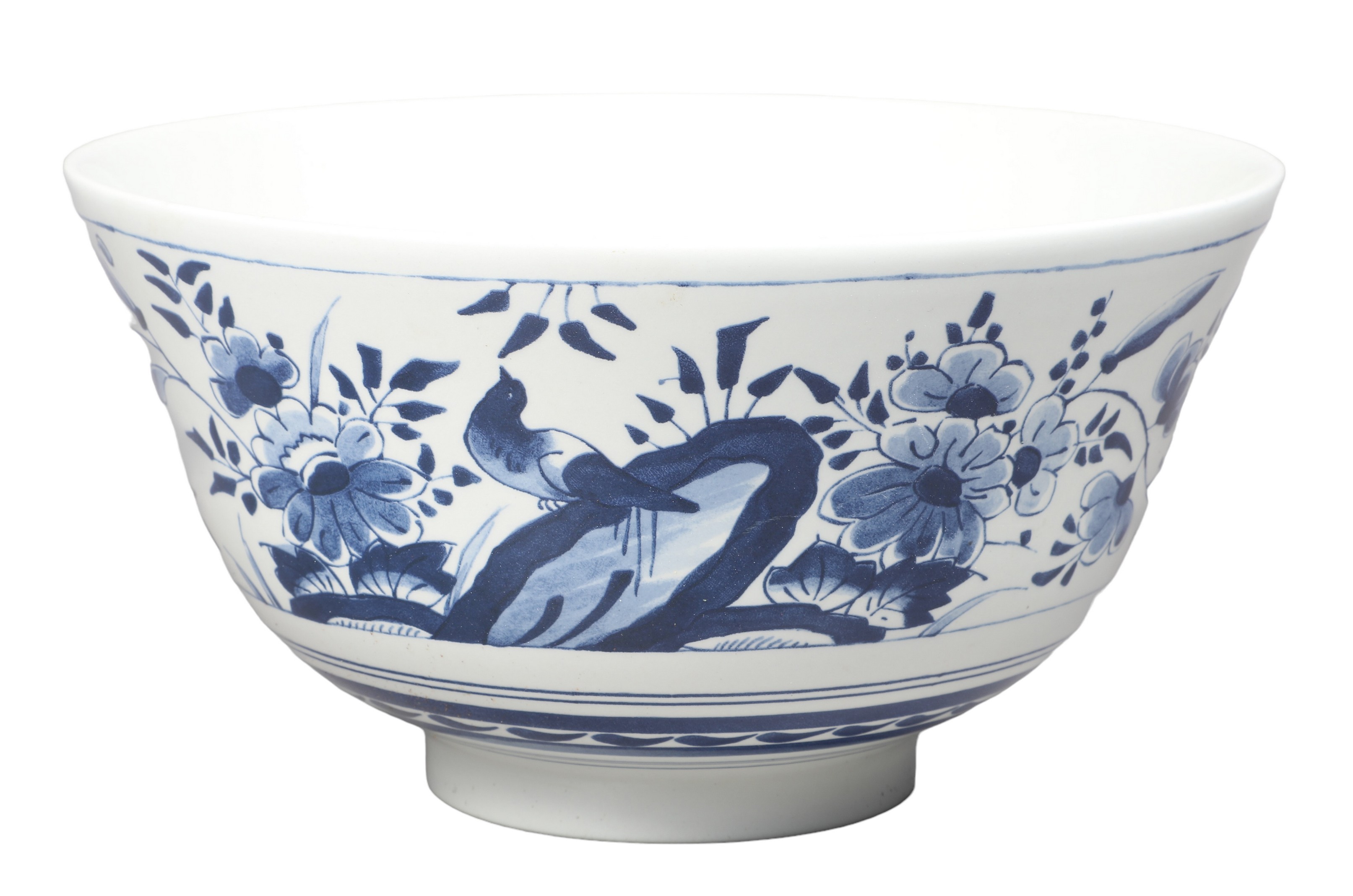 Delft punch bowl for Colonial