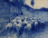DELFT TILE LANDSCAPE, TWELVE 6