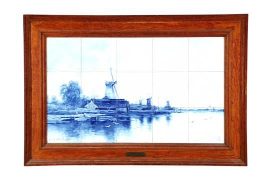 DELFT TILE PANEL.  Netherlands 