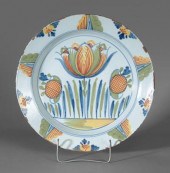 Delft tulip charger, vivid pol