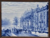 DELFT WALL PLAQUE, CORNELIUS S