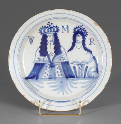 Delft William and Mary portrait