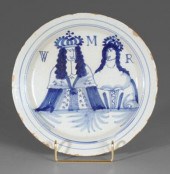 Delft William and Mary portrai