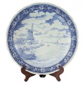 DELFTS POTTERY CHARGERDelfts b