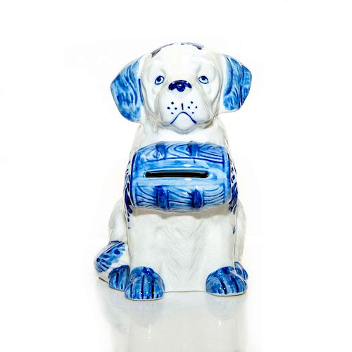 DELFTS POTTERY SAINT BERNARD COIN