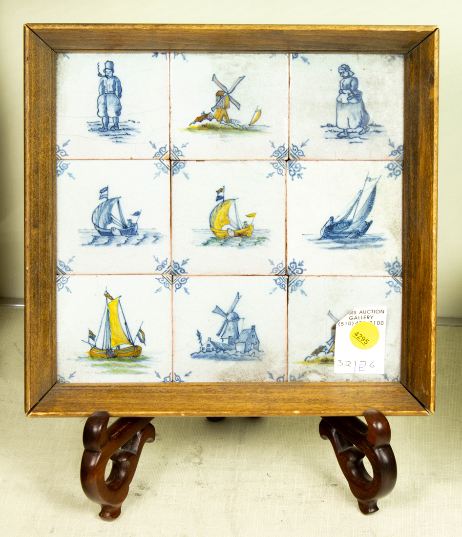 DELFTWARE MOSTLY BLUE AND WHITE