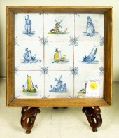 DELFTWARE MOSTLY BLUE AND WHIT