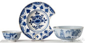 DELFTWARE SHAVING BOWL AND TWO