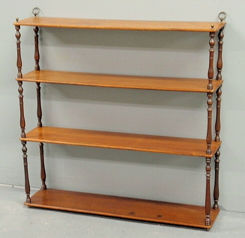 Delicate English mahogany hanging