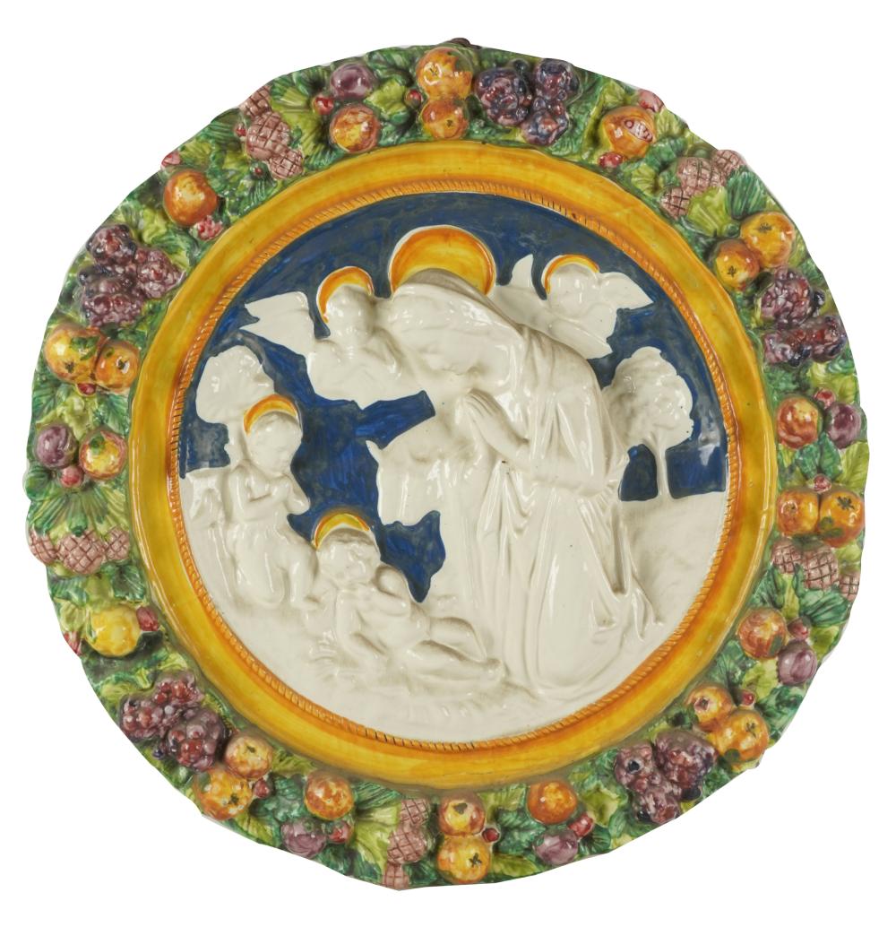 DELLA ROBIA-STYLE CERAMIC