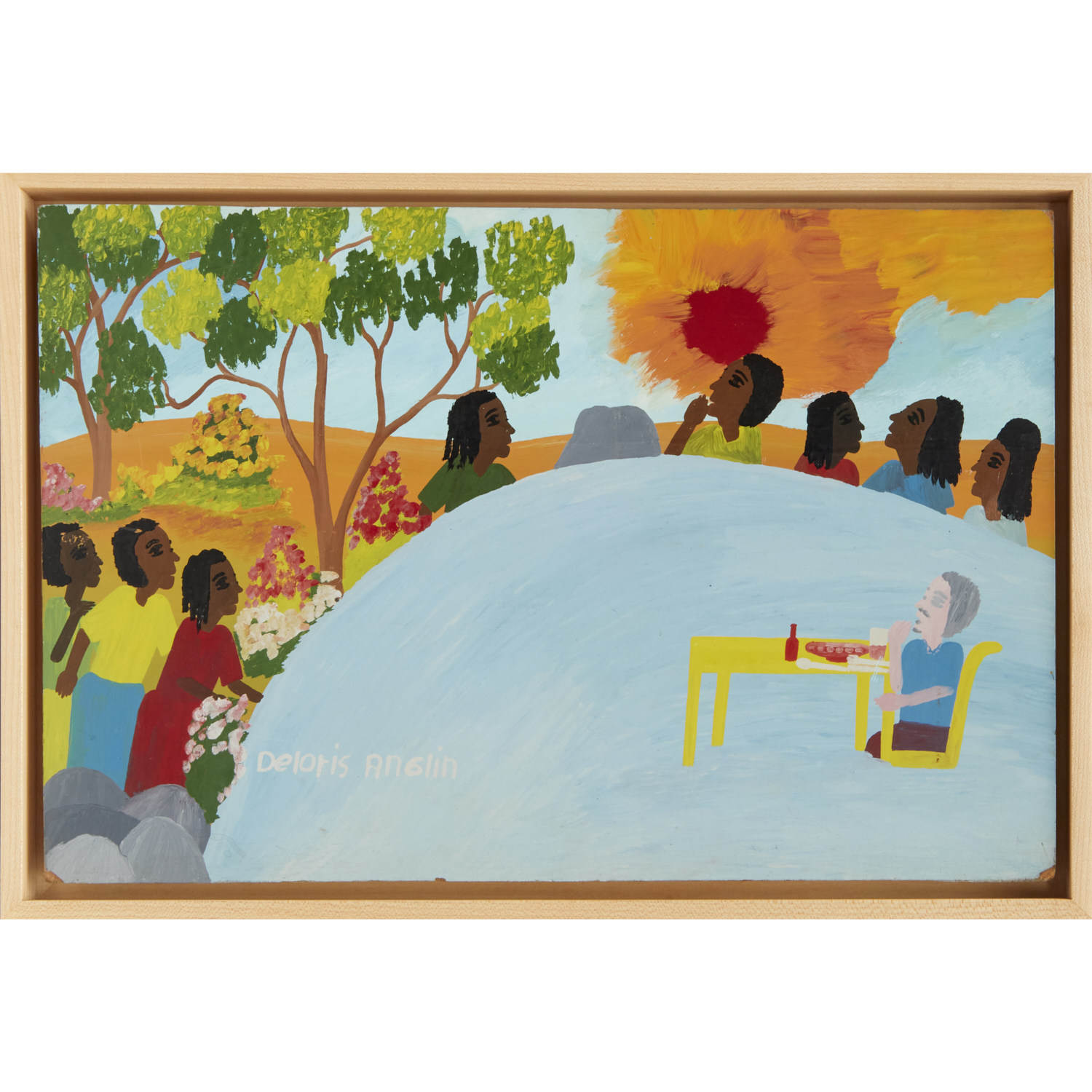DELORIS ANGLIN, OIL ON BOARD