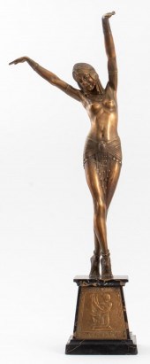 DEMETRE CHIPARUS ART DECO "EGY