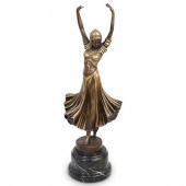 DEMETRE CHIPARUS STYLE BRONZE