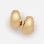 DEMI HOOP EARRINGS IN 14KA pai