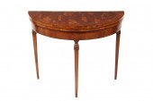 DEMILUNE CARD TABLE - Dutch Pa