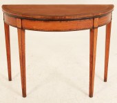 DEMILUNE ENGLISH SATINWOOD GAM