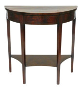 +DEMILUNE TABLE, ENGLISH, LATE