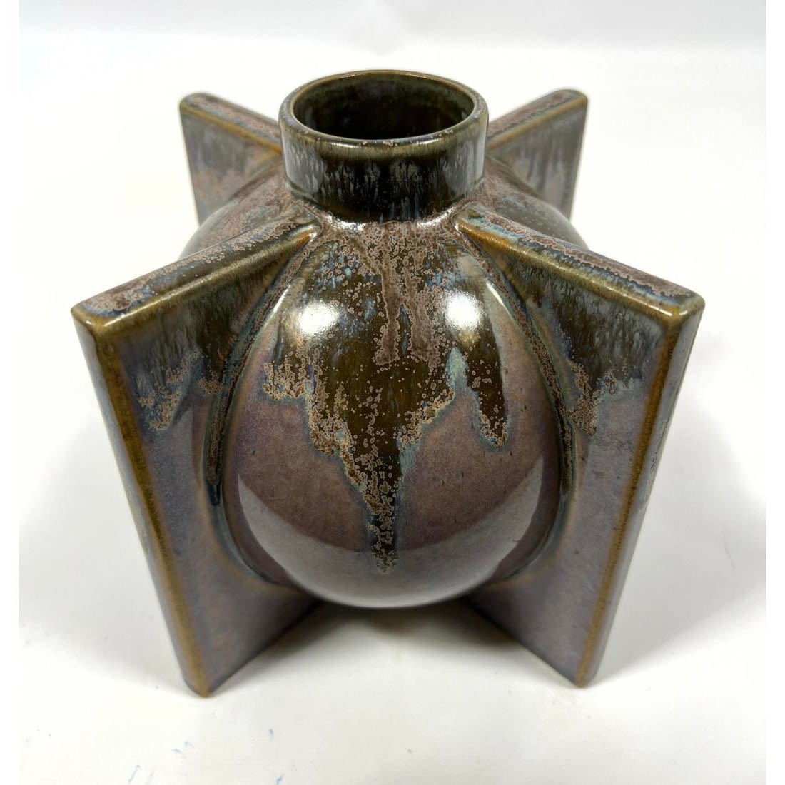 Denbac Attributed Pottery Vase.