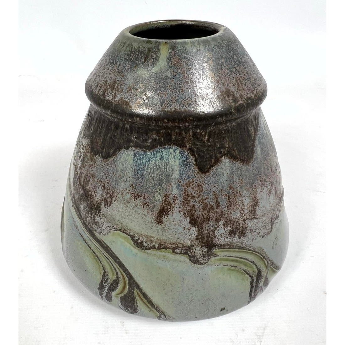 Denbac Pottery Vase. France. c.