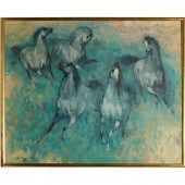 DENES DE HOLESCH, OIL ON CANVA
