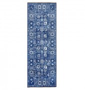 DENIM BLUE HAND KNOTTED WOOL A