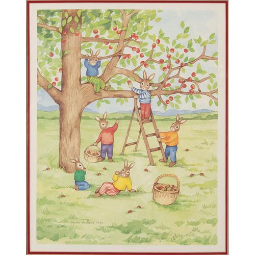 DENISE ANDREWS BUNNYKINS PRINT,