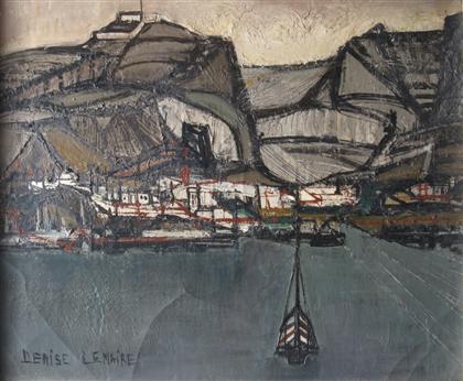DENISE LEMAIRE  (b. 1925)  HARBOUR