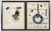 DENISE TASSIN. PAIR OF FRAMED